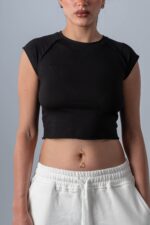 Half sleeve crop top - Image 3
