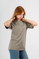 Hunter green oversize t-shirt - Image 2