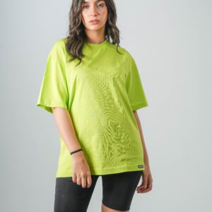 lime green oversize t-shirt