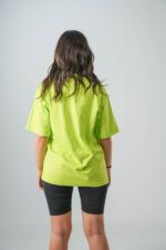 lime green oversize t-shirt - Image 3