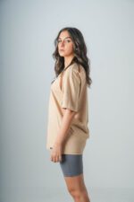 Beige oversize t-shirt