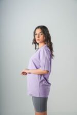 Purple oversize t-shirt