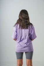 Purple oversize t-shirt - Image 2