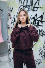 wideleg melton dark cherry - Image 3