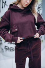 wideleg melton dark cherry - Image 4