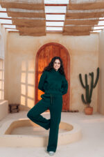 Sage Cropped Hoodie - Image 2