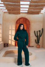 Sage Cropped Hoodie - Image 3