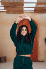 Sage Cropped Hoodie - Image 5