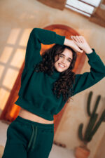 Sage Cropped Hoodie - Image 6